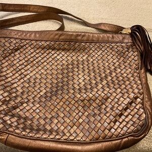 Ganson Wovens brown crossbody bag - gently used!